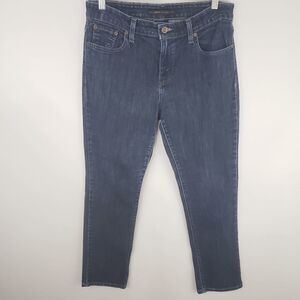 LEVI'S Mid Rise Skinny Jeans Dark Wash